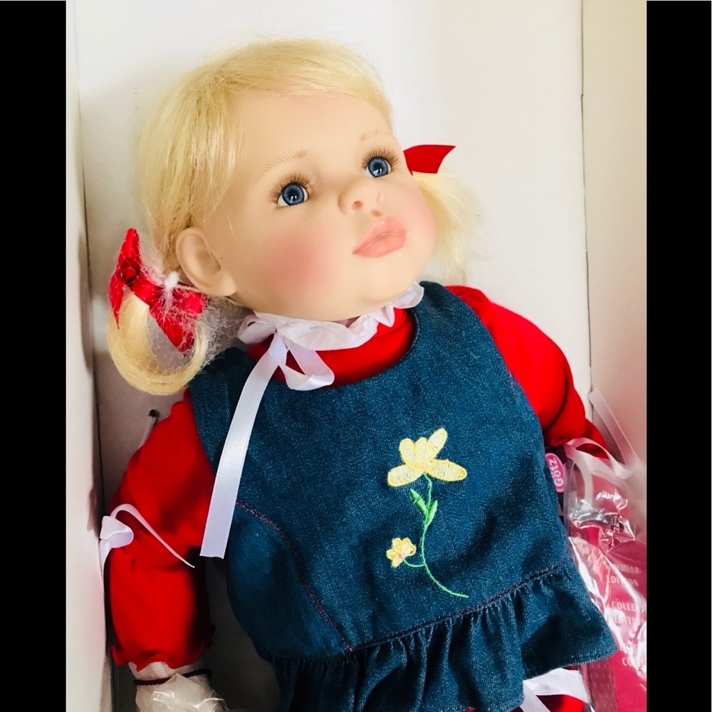 ❤️ Rare Annika Gotz Artist Doll by Bettine Klemm Sammler Collector Doll NIB